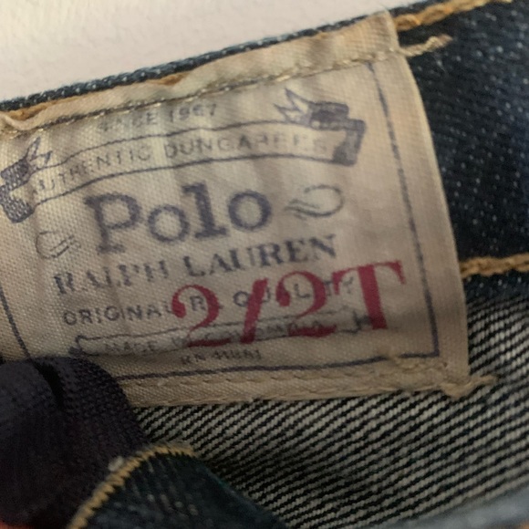 Polo by Ralph Lauren Boys 2T Jeans Like New Distressed Denim Style Slim Fit. - Picture 2 of 6